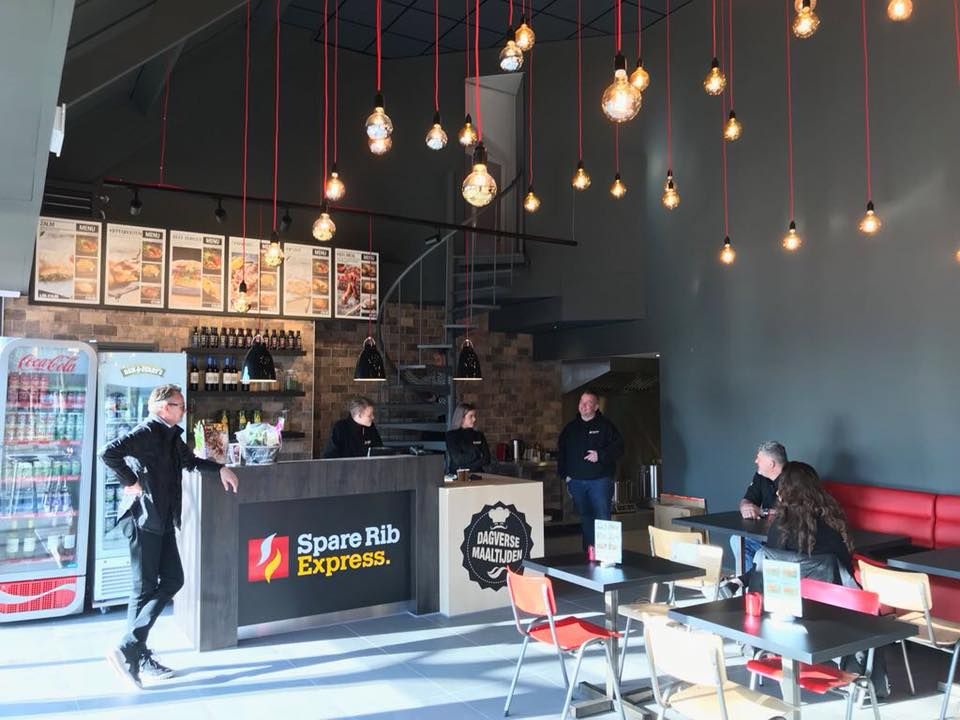 Spare Rib Express Fast Casual Dining- Drachten | Project Spatie Architectuur & Interieur